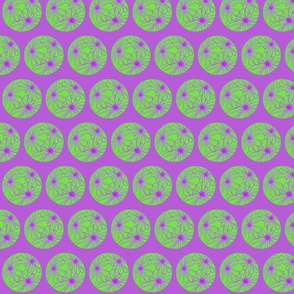 Flower Power Sphere Purple