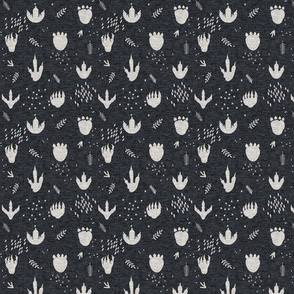Little Dino prints - black