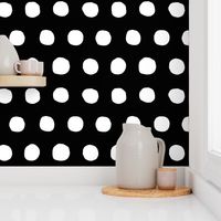 Jumbo  Dots in black/white