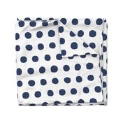 Jumbo Dots in navy/white