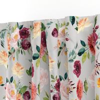 paprika floral on gray background