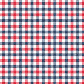 (micro scale) red white and blue plaid - check - LAD20