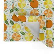 Citrus Rows on Terrazzo