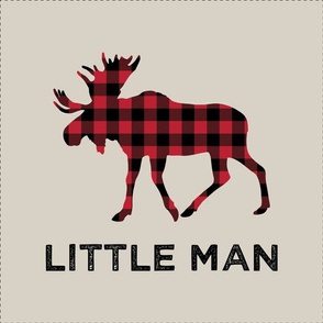 18" square panel w/ cut lines - moose (beige) - Little Man