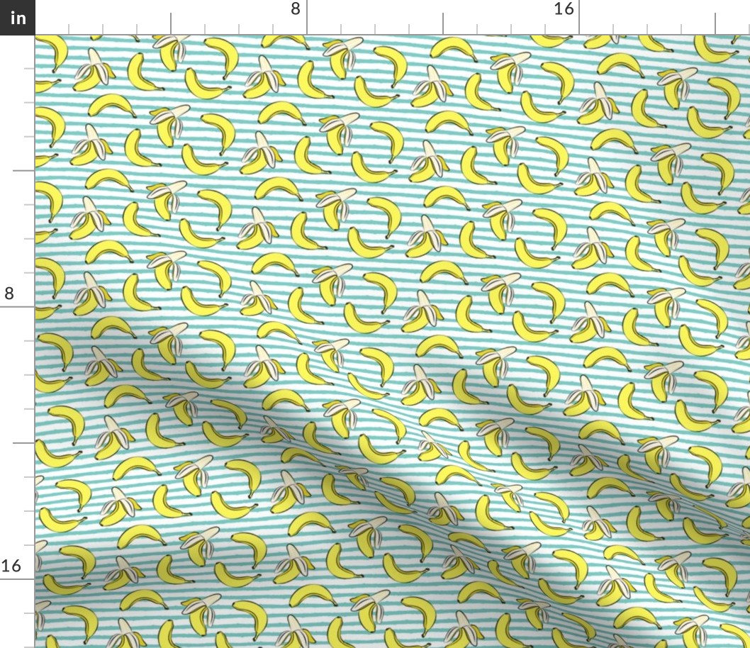 (small scale) bananas on stripes C20BS