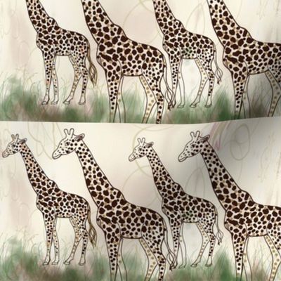 Giraffe’s 2 x 2 Dawn Walk