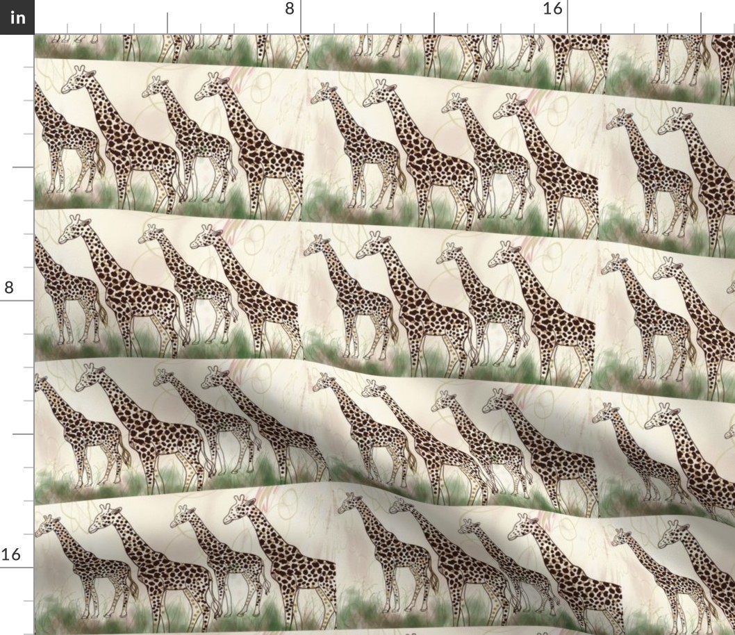 Giraffe’s 2 x 2 Dawn Walk