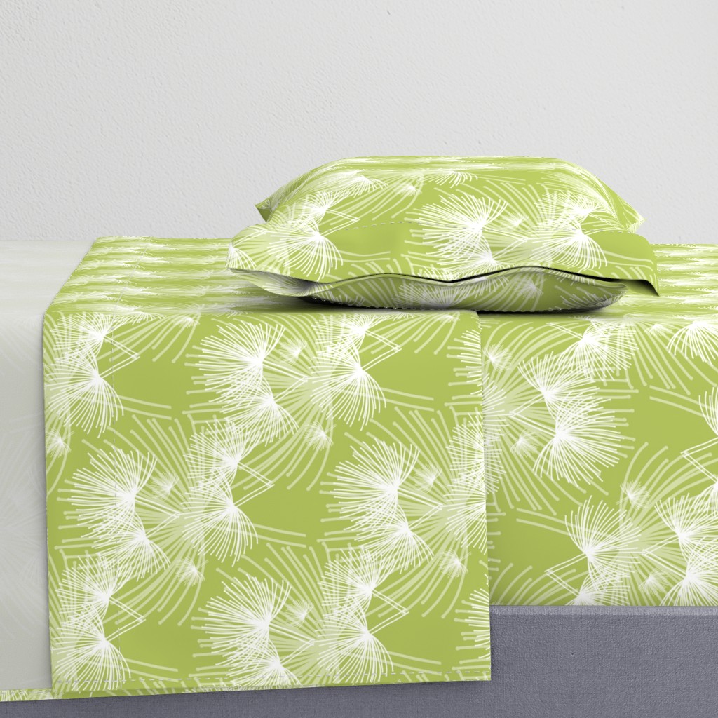 Stark Agapanthus Chic - Art Deco - sage green, medium 