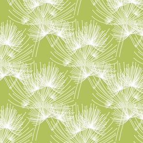 Stark Agapanthus Chic - Art Deco - sage green, medium 