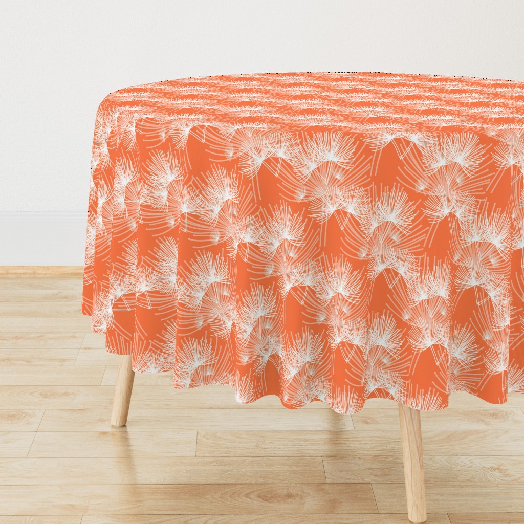 Stark Agapanthus Chic - Art Deco - peach orange, medium 