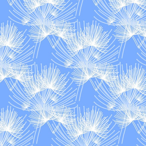 Stark Agapanthus Chic - Art Deco - sky blue, medium 