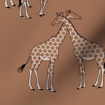 giraffes