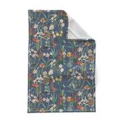 Dragonfly Garden Faded Navy // standard