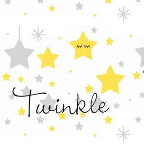 Twinkle Star Yellow Baby Nursery