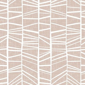 Zebra Stripe Chevron in Blush