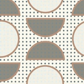 Mod circles // Geo polka dot