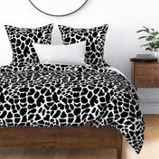 Abstract Animal Skin  Print. Black and white