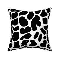 Abstract Animal Skin  Print. Black and white