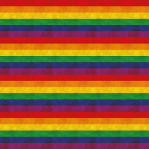 Rainbow Flag LGBT Stripes Medium