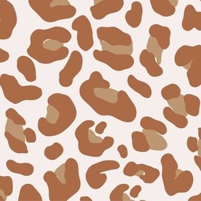 Leopard spots pastel colors small scale