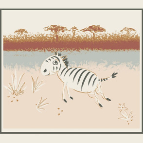 Safari zebra