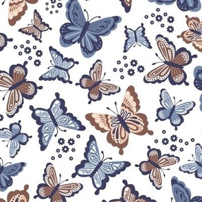 Happy Spring Butterflies V2 - Earth Tone