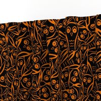 Night Owl - Halloween Black and Orange