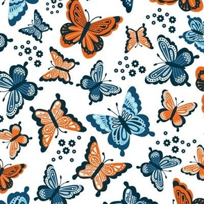 Happy Spring Butterflies V2 - Morning Blues