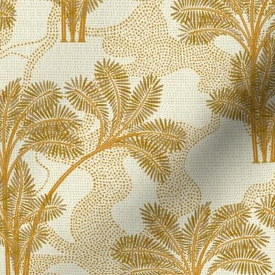 70s Wallpaper with Palm Trees / Big Scale