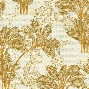 70s Wallpaper with Palm Trees / Big Scale