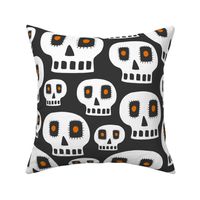 Day Of The Dead - Halloween Skulls Black Large Scale