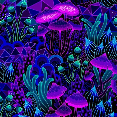 Neon mushroom Vectors  Illustrations for Free Download  Freepik
