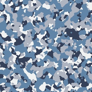 Camouflage Xantha, blue