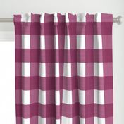 Custom Beet Plaid c