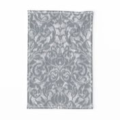 ikat acanthus scroll monochrome