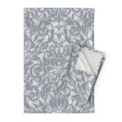 ikat acanthus scroll monochrome