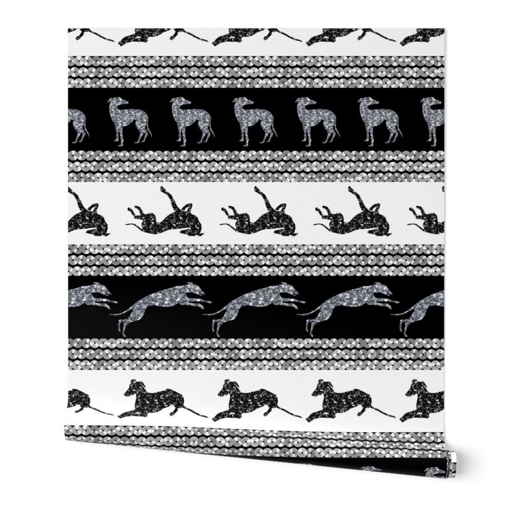 Greyt Sparkly Greyhounds with Sequins