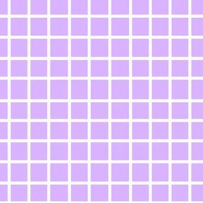 Purple and White Grid