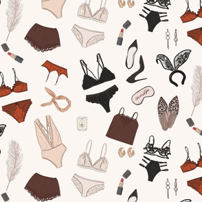 Lingerie pattern color 