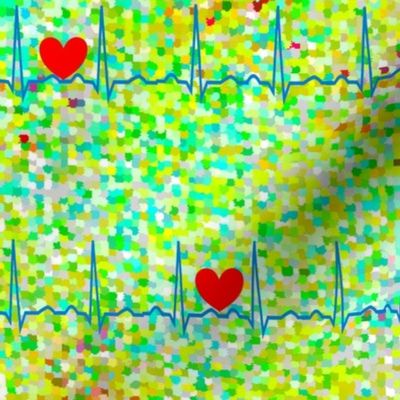 Artsy Cardiac Rhythm #3