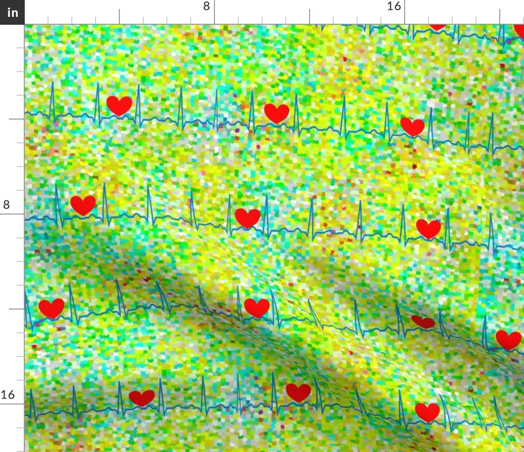 Artsy Cardiac Rhythm #3