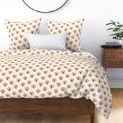 Golden Retriever Dog Pattern - White