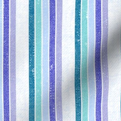 Linen Stripes Savannah Garden Blues 300