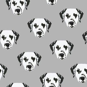 Small Dalmation Dog Pattern - Gray