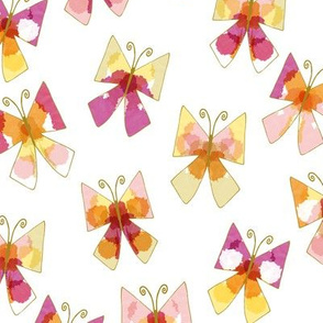 Tie Dye Butterflies - smaller