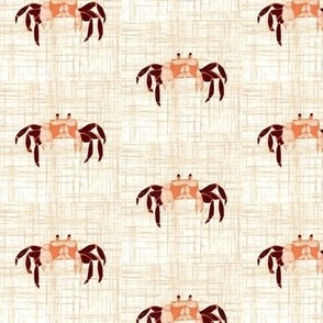 (less) Tiny Crabs - linen