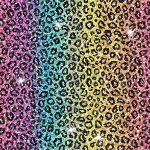 leopard spots, rainbow