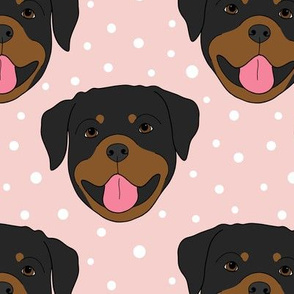 Rottweilers - pink