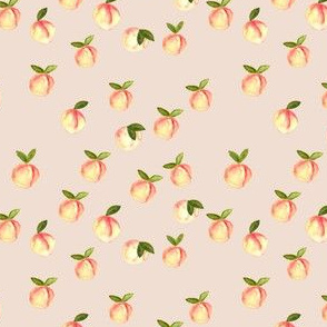 (small scale) watercolor peaches || peach C20BS