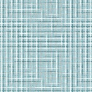 Blue Grid Plaid